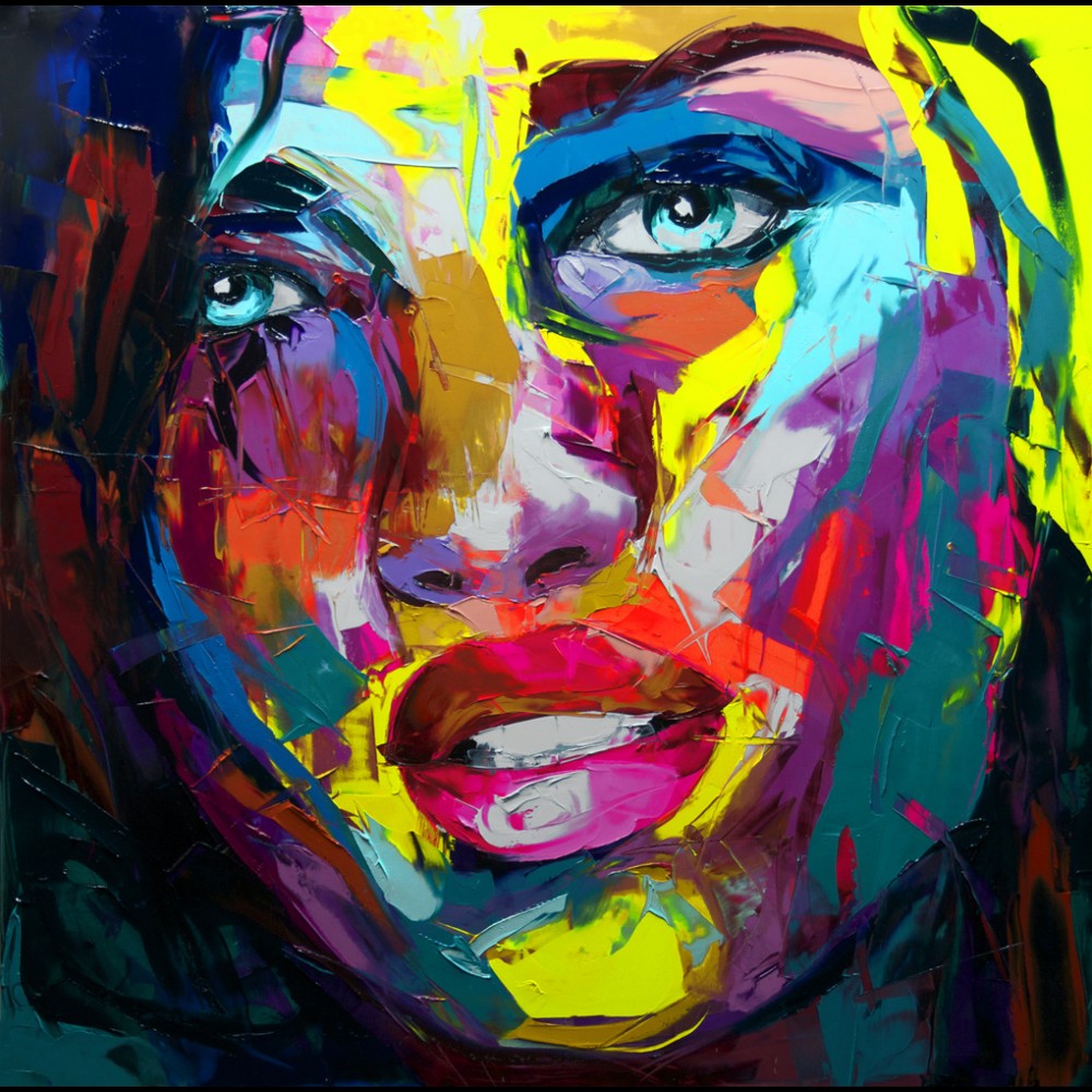 Francoise Nielly Portrait Palette Painting Expression Face147